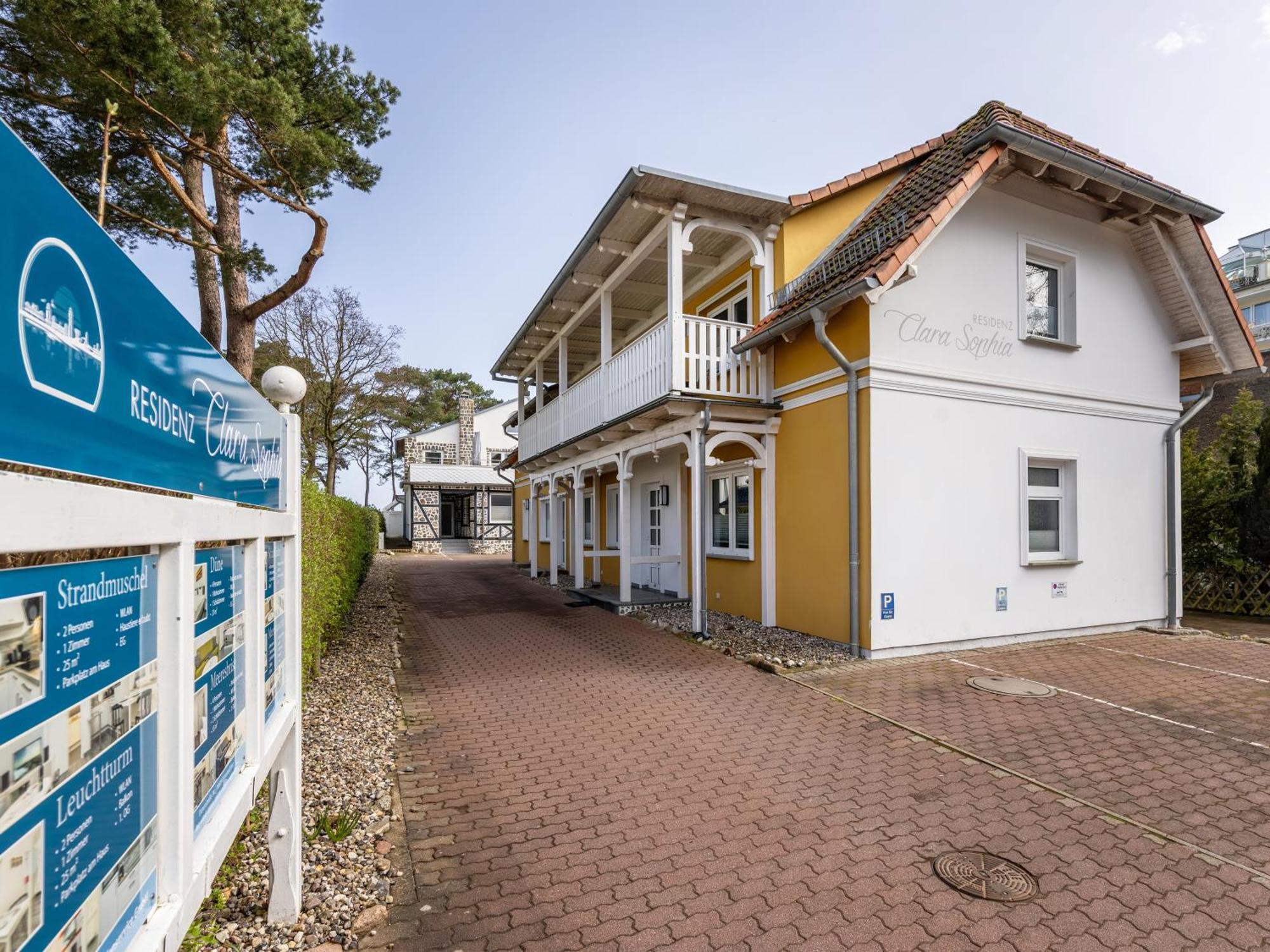 Ferienwohnung Meeresrauschen In Der Residenz Clara Sophia Binz Exterior foto